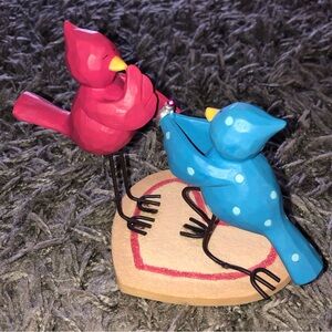 Russplus Hand Painted Bird Engagement Figure, New